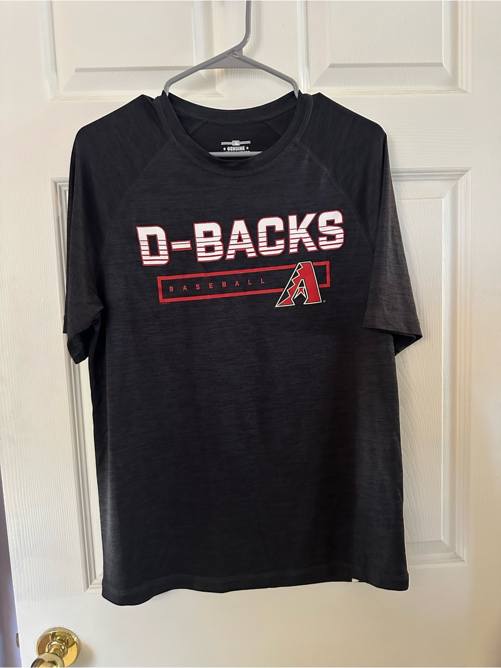 MLB D-Backs Black Short Sleeve Graphic Tee
